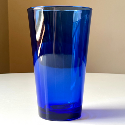 Cobalt Blue Glass Tumblers by Libbey