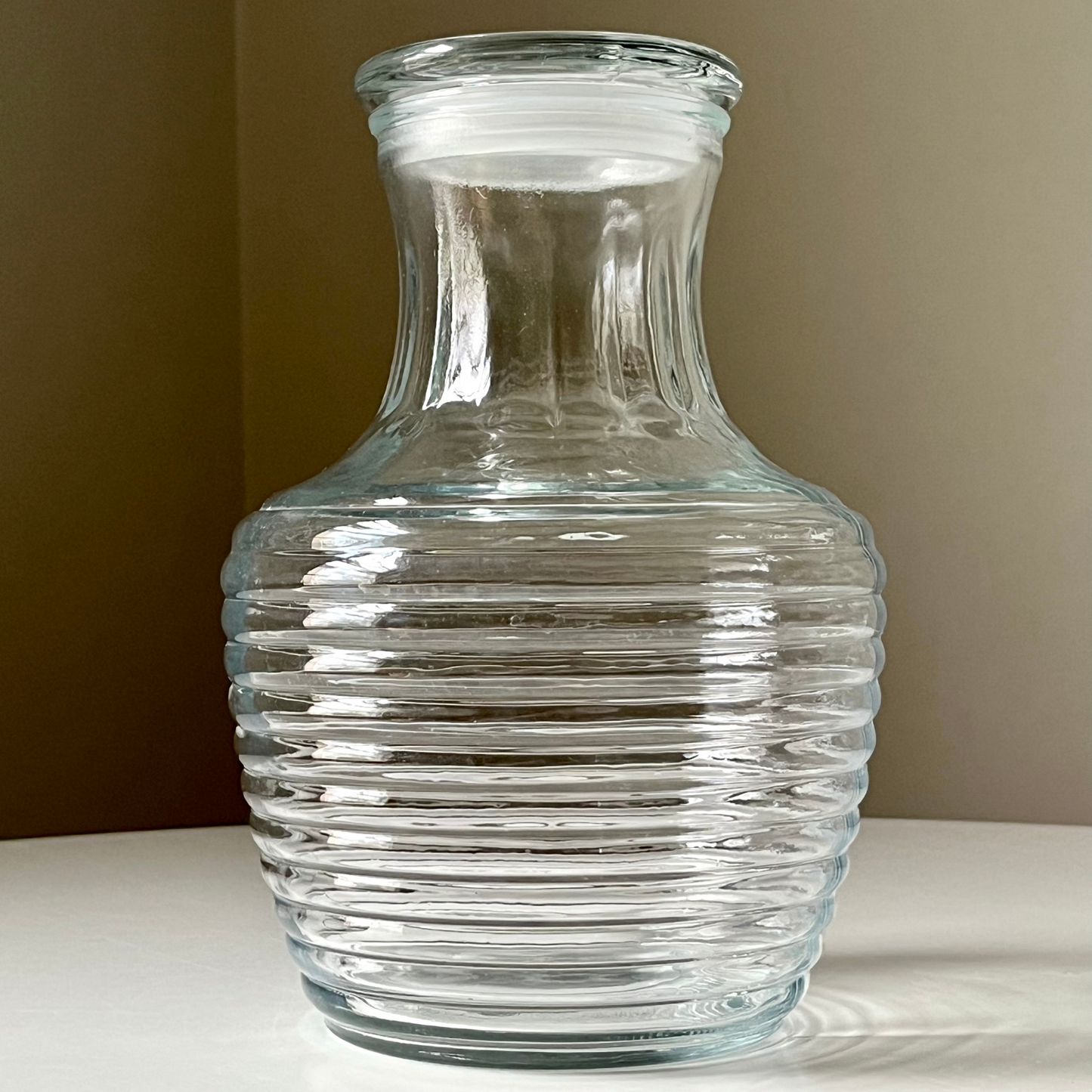 Large Beehive Carafe by Anchor Hocking