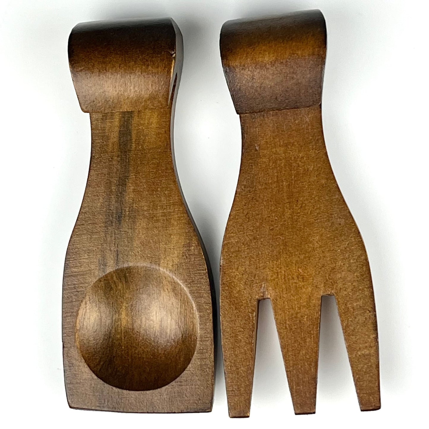 1970s Wood Salt Shaker & Pepper