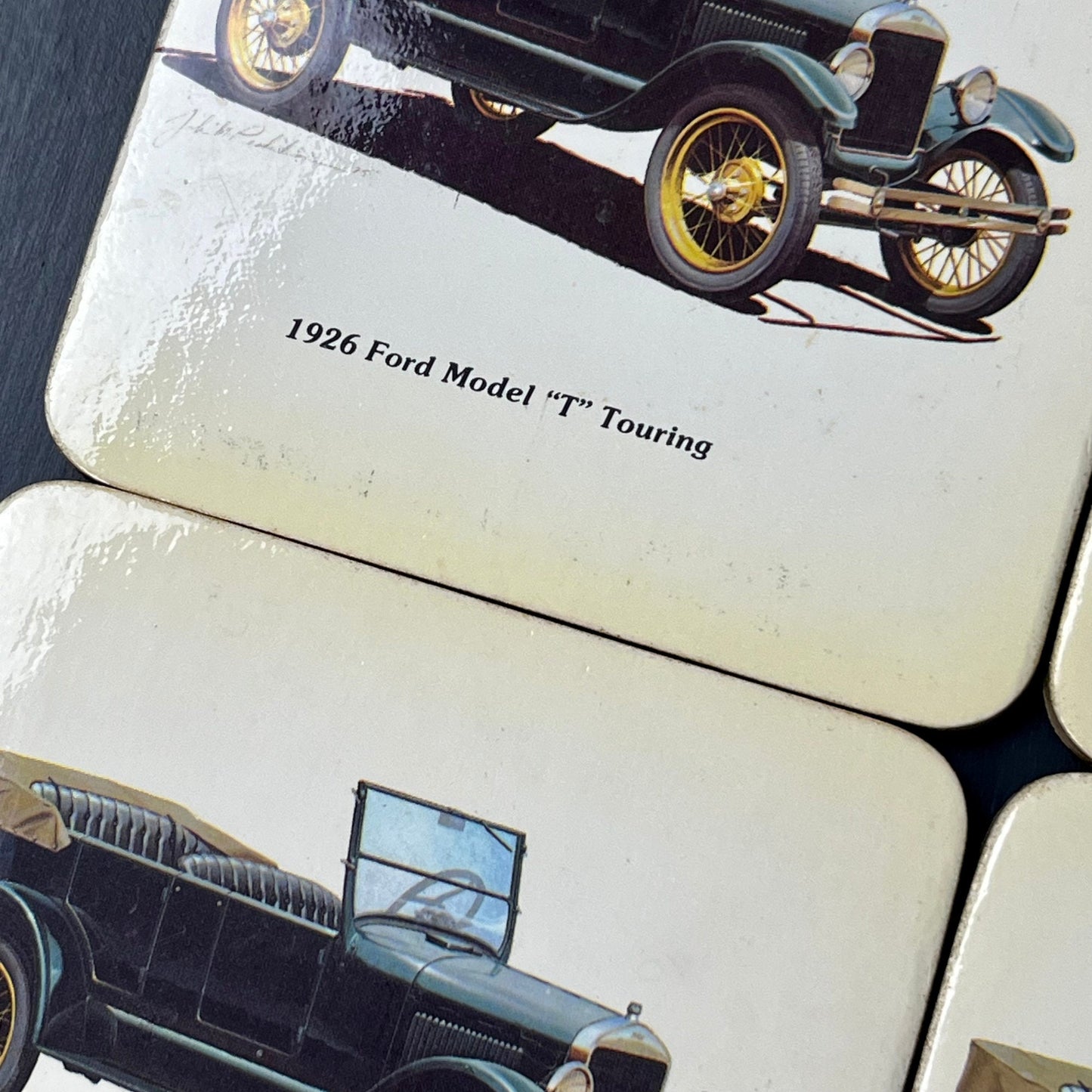 Vintage 1926 Ford Model "T" Touring Drink Coasters