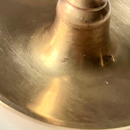 Brass Taper Candle Holders with Descending Heights