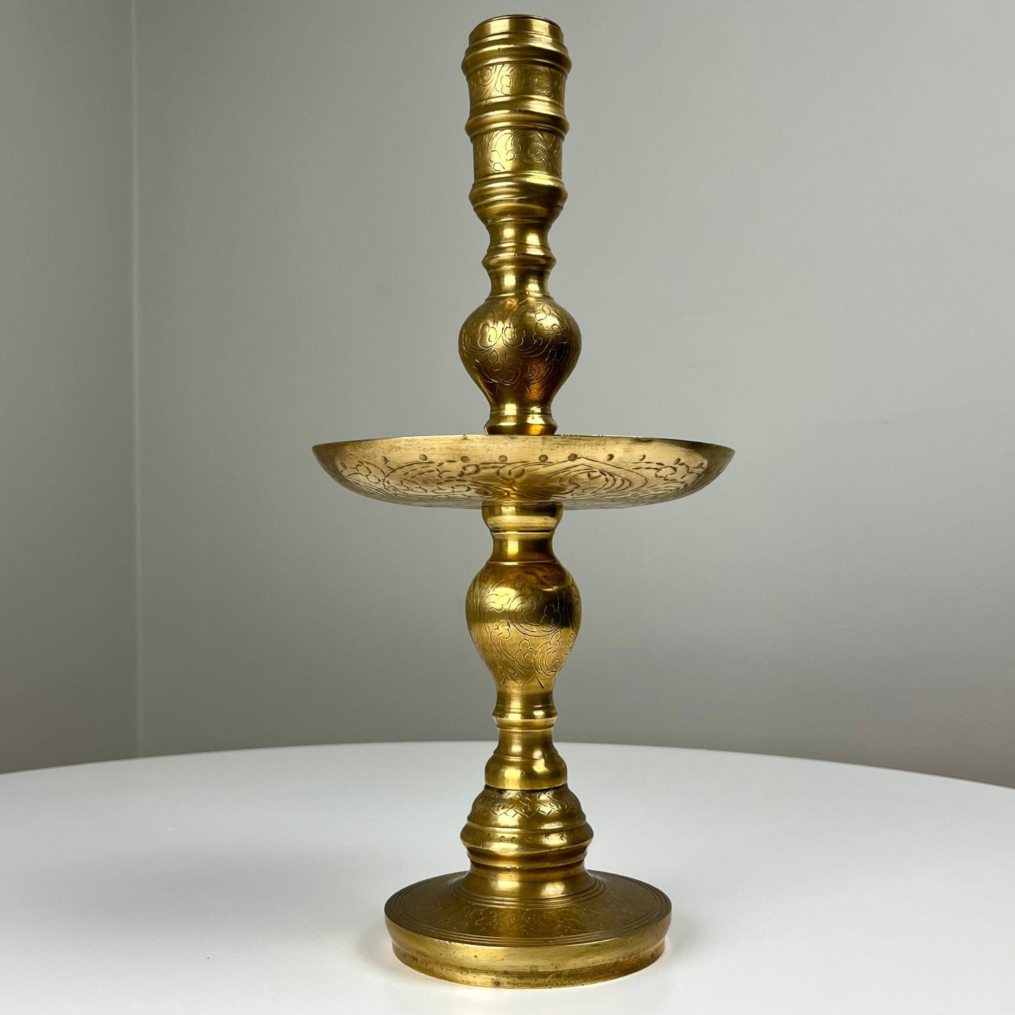 Large Solid Brass Beehive Incense Holder