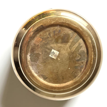 Indian Brass Cachepot with Decorative Handles