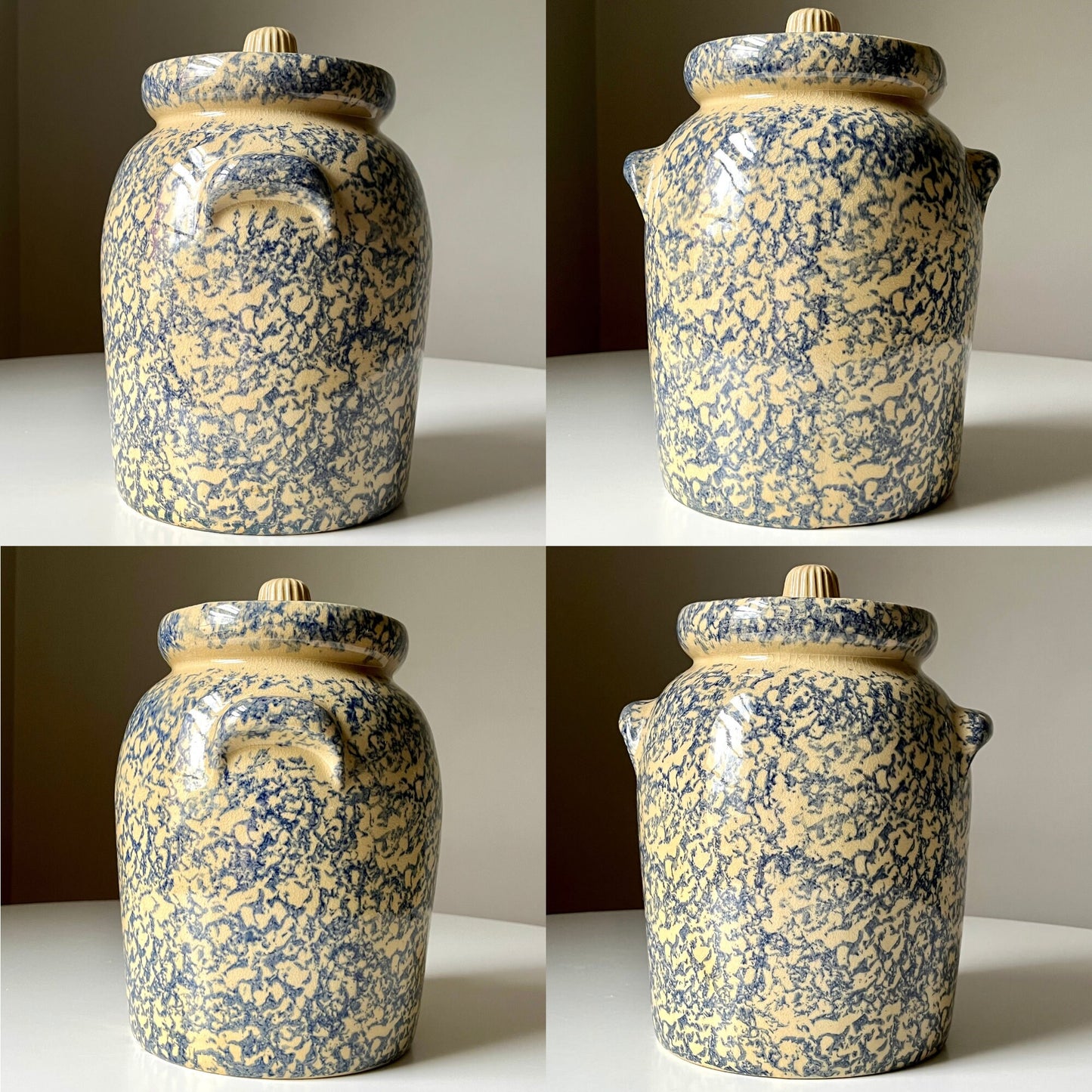 Spongeware Kitchen Canister by Robinson-Ransbottom