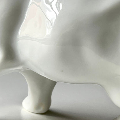 White Ceramic Cow Shaped Creamer