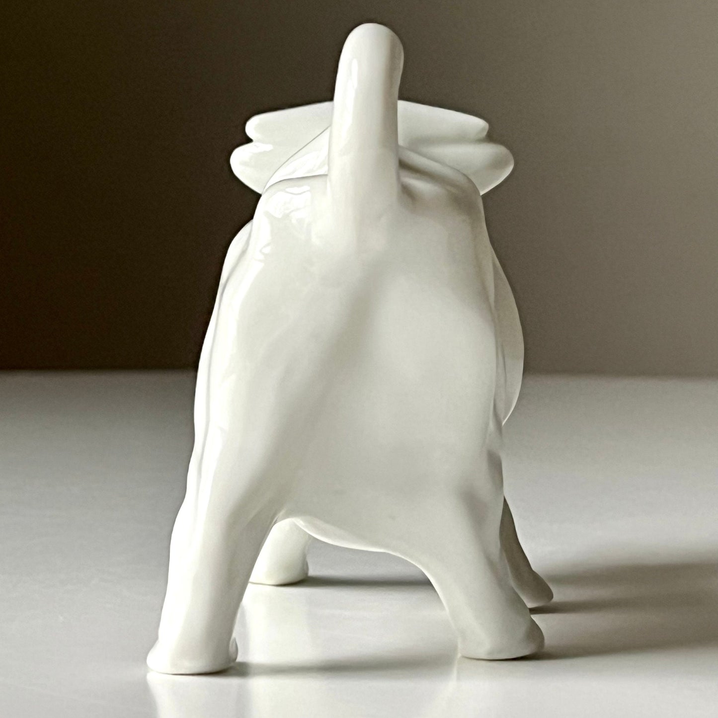 White Ceramic Cow Shaped Creamer