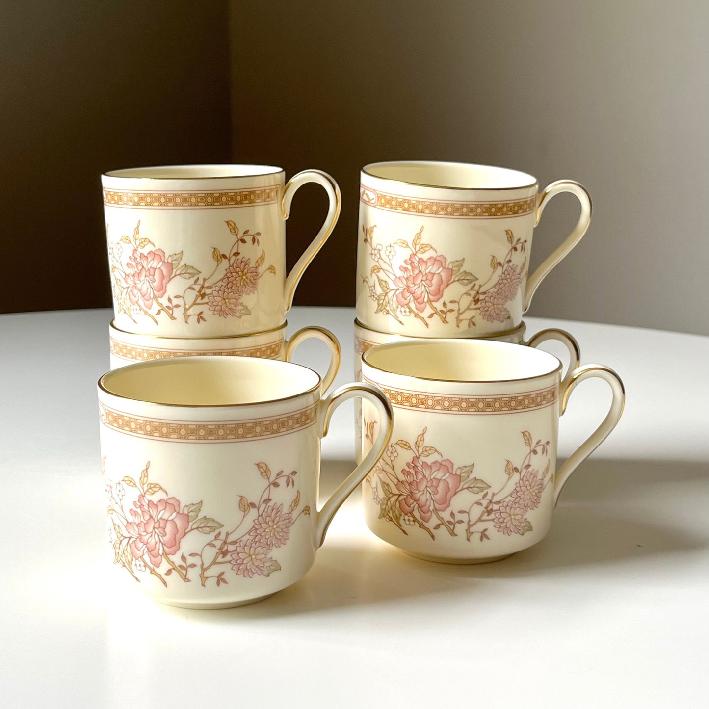 English Fine Bone China Tea Cups by Lisette