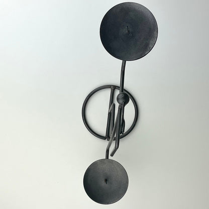 Double Candle Holder Sculpture by Laurids Lonborg