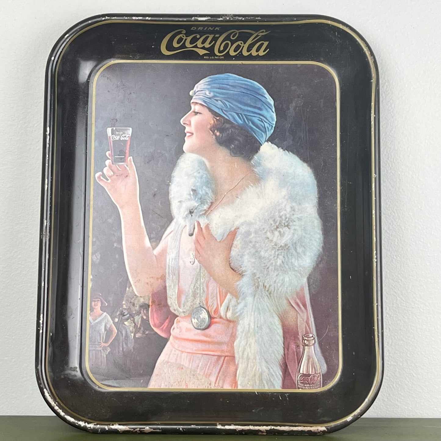 Coca-Cola Gibson Girl Tin Tray