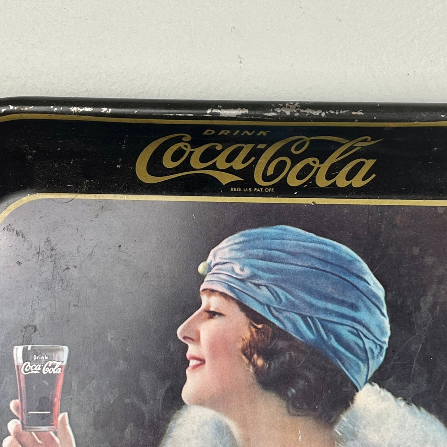 Coca-Cola Gibson Girl Tin Tray