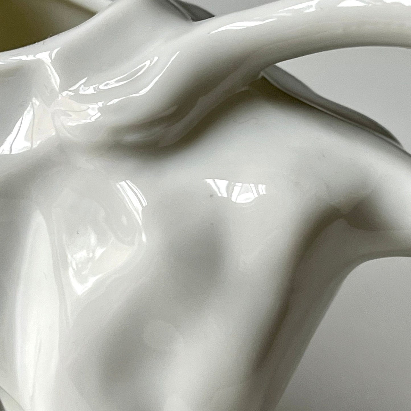 White Ceramic Cow Shaped Creamer