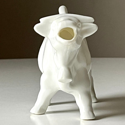 White Ceramic Cow Shaped Creamer