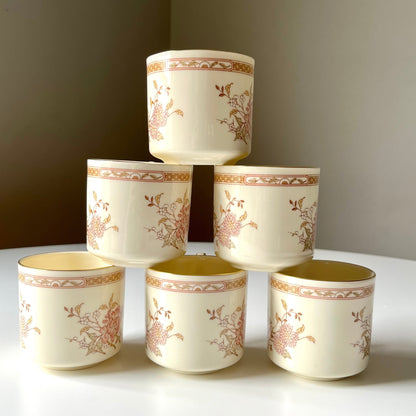 English Fine Bone China Tea Cups by Lisette