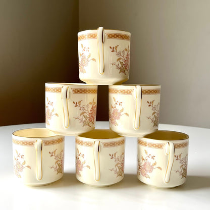 English Fine Bone China Tea Cups by Lisette