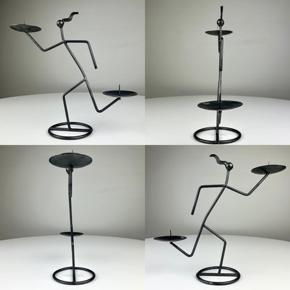 Double Candle Holder Sculpture by Laurids Lonborg