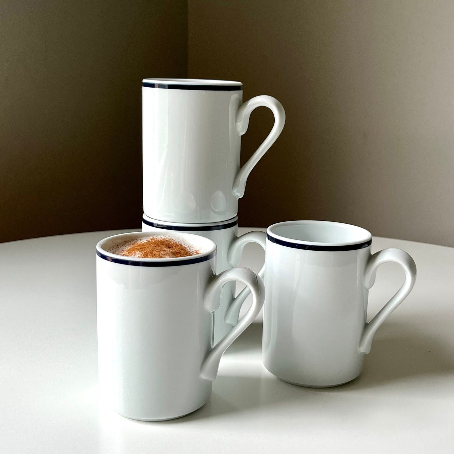 Christianshavn Pattern Ceramic Coffee Mugs by Dansk