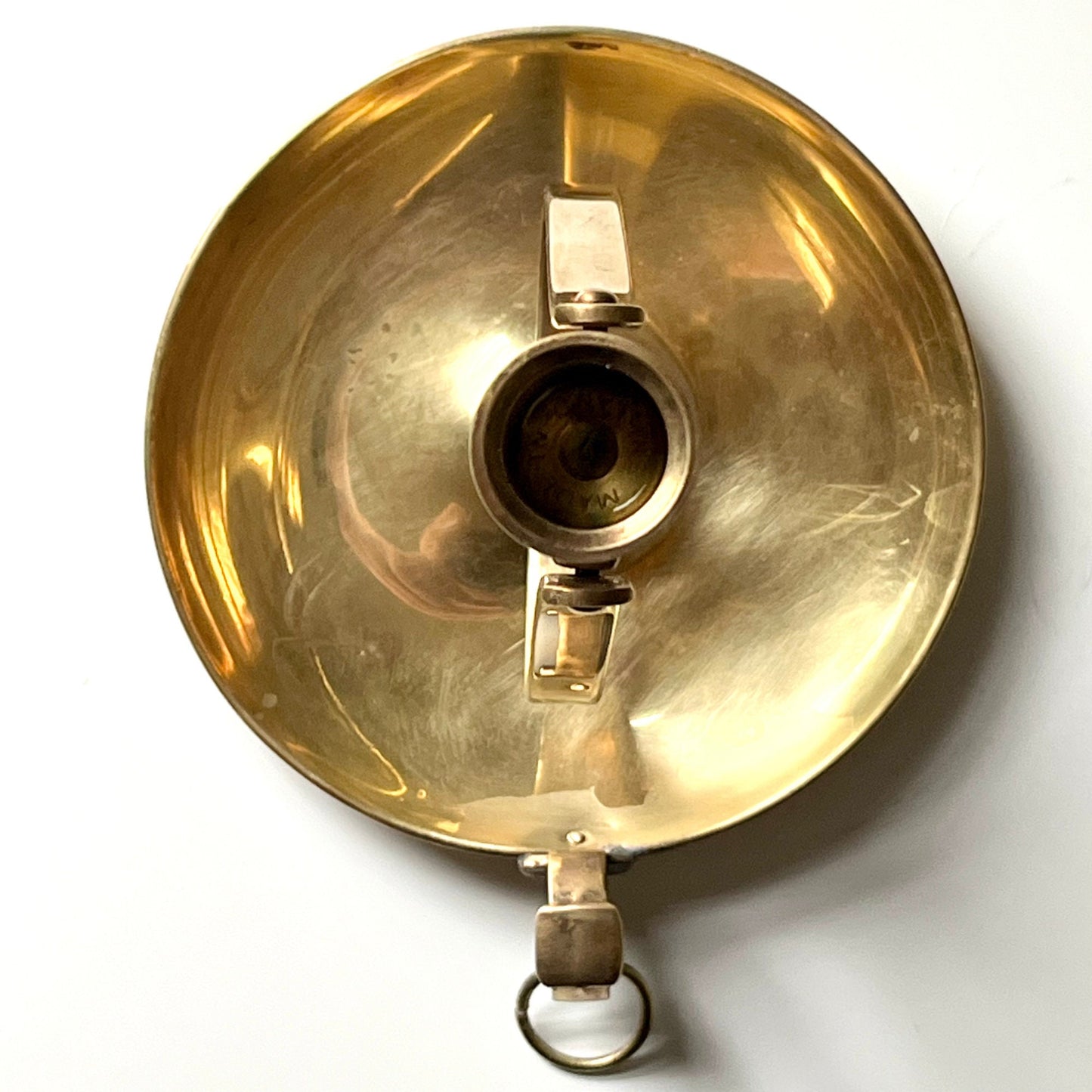 Brass Maritime Gimbal Candle Holder