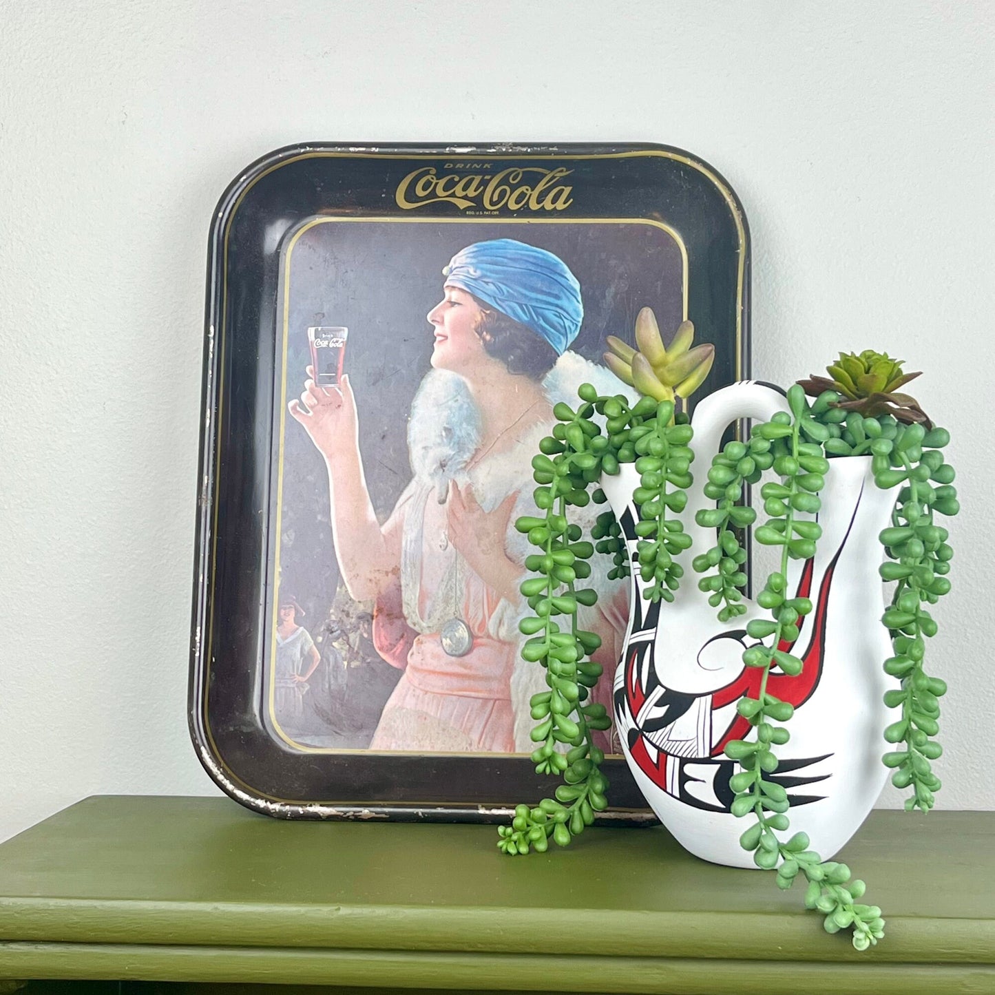 Coca-Cola Gibson Girl Tin Tray