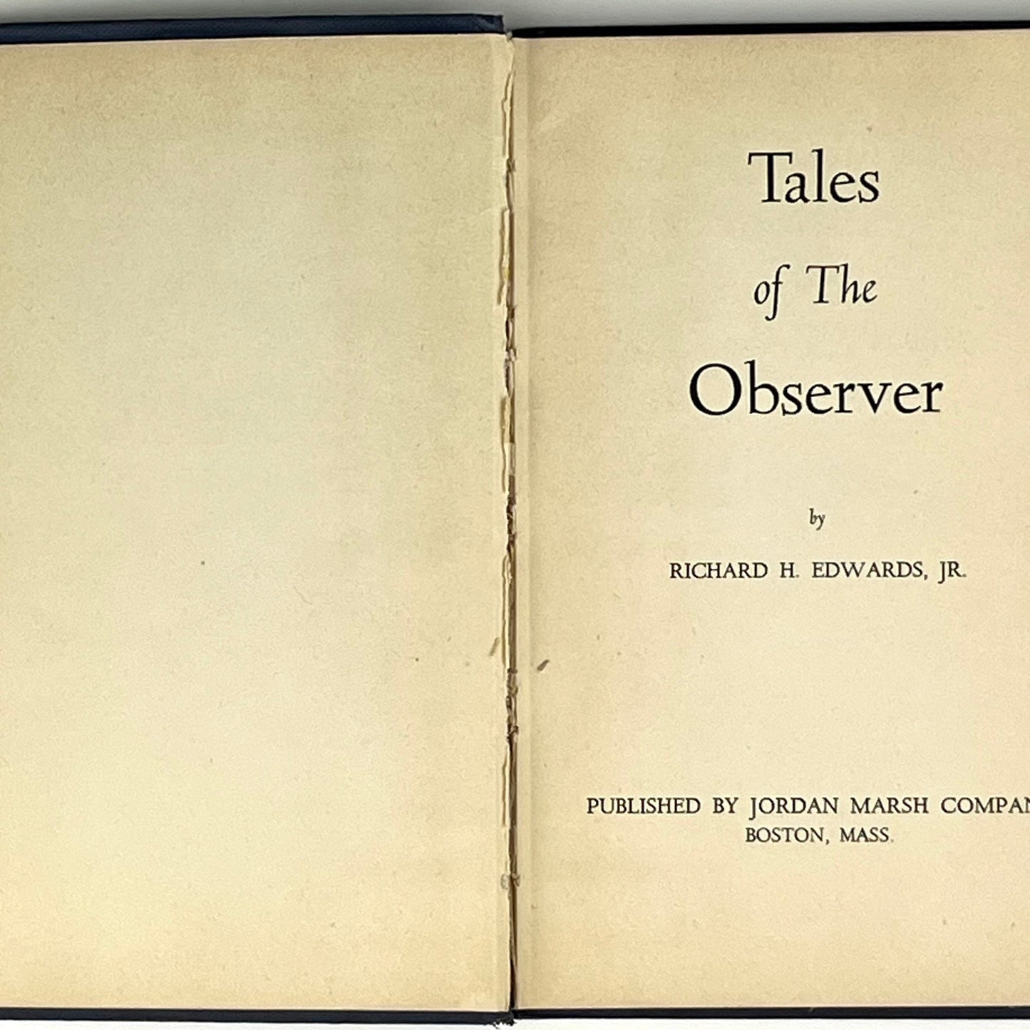 Tales of The Observer by Richard H. Edwards, Jr.