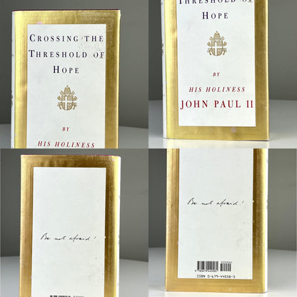 First Edition Crossing the Threshold of Hope by His Holiness John Paul II