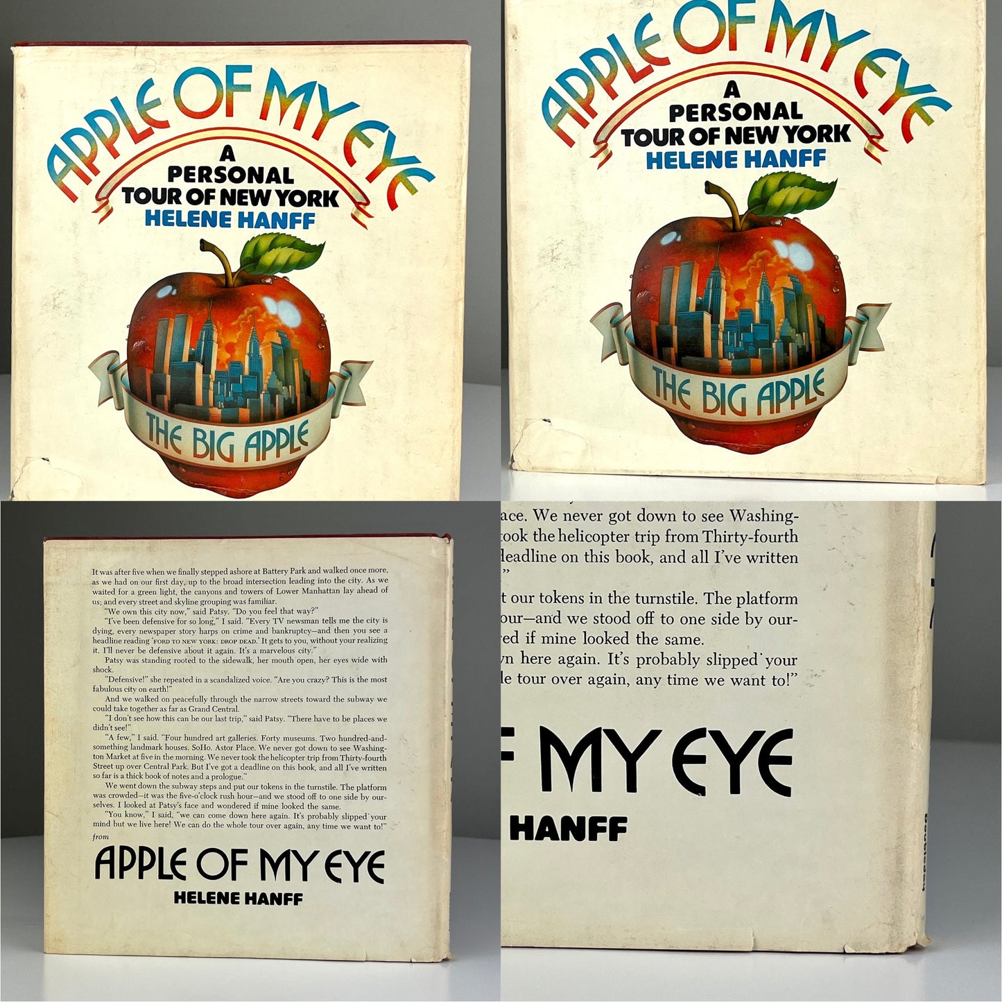 First Edition Apple of My Eye A Personal Tour of New York by Helene Hanff