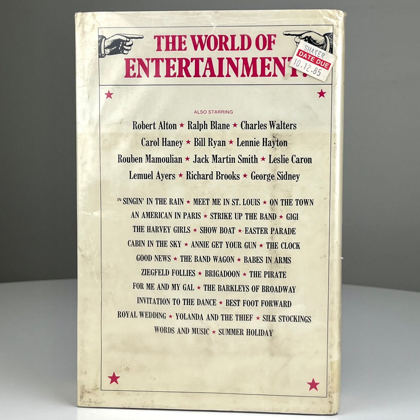 First Edition The World of Entertainment by Hugh Fordin