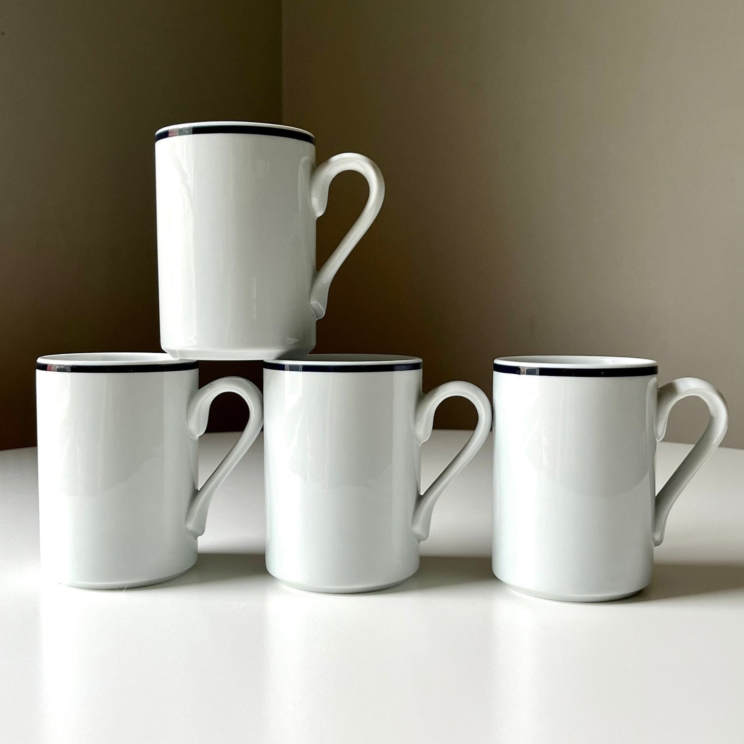 Christianshavn Pattern Ceramic Coffee Mugs by Dansk