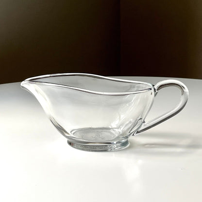 Sleek Clear Glass Sauce Boat by Anchor Hocking