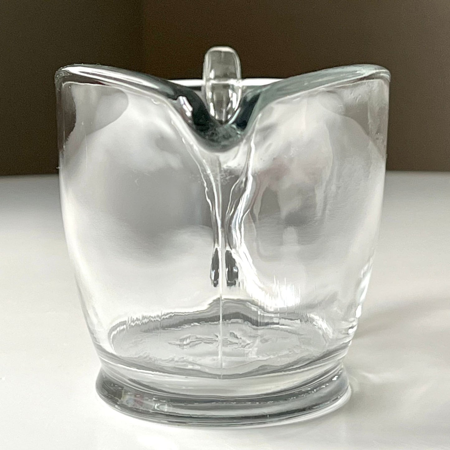 Sleek Clear Glass Sauce Boat by Anchor Hocking