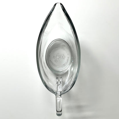 Sleek Clear Glass Sauce Boat by Anchor Hocking