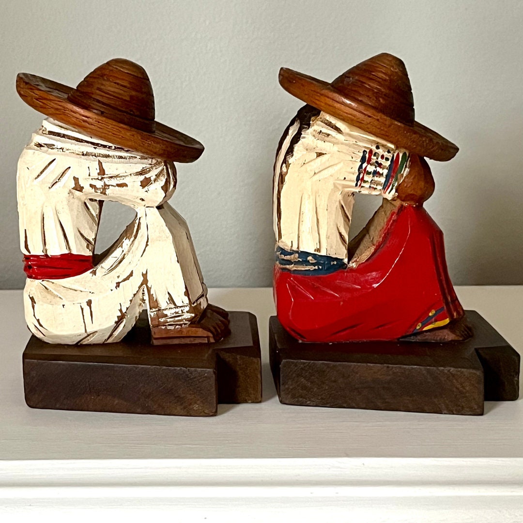 Mexican Folk Art Book Ends