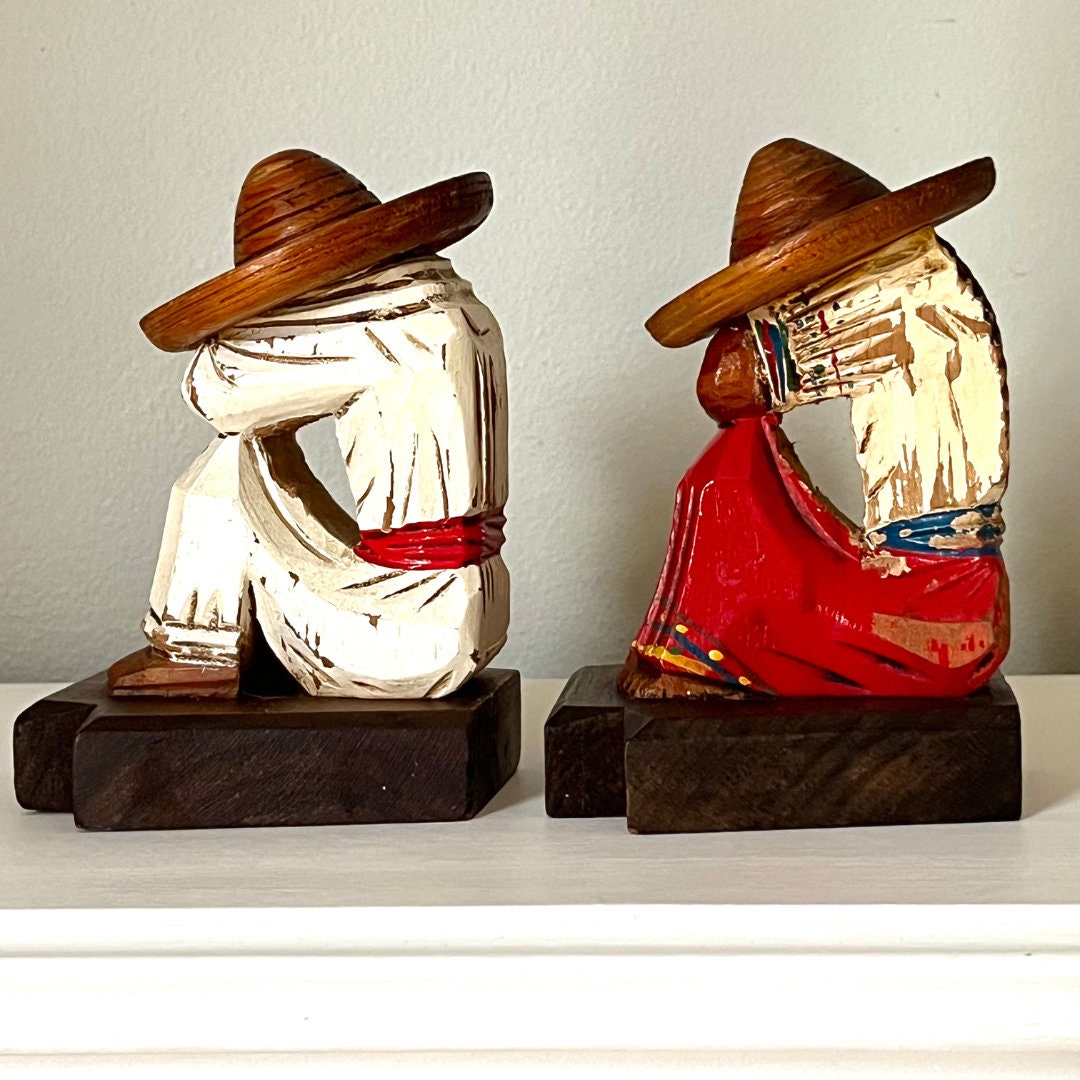 Mexican Folk Art Book Ends