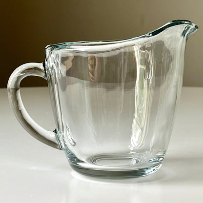 Sleek Clear Glass Creamer by Anchor Hocking