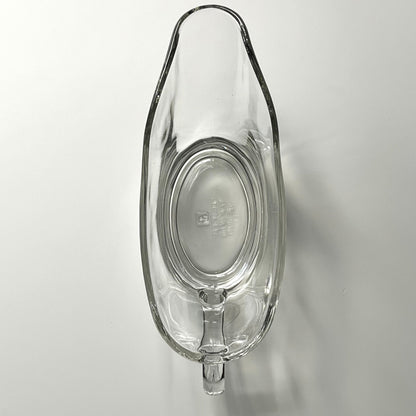 Sleek Clear Glass Sauce Boat by Anchor Hocking