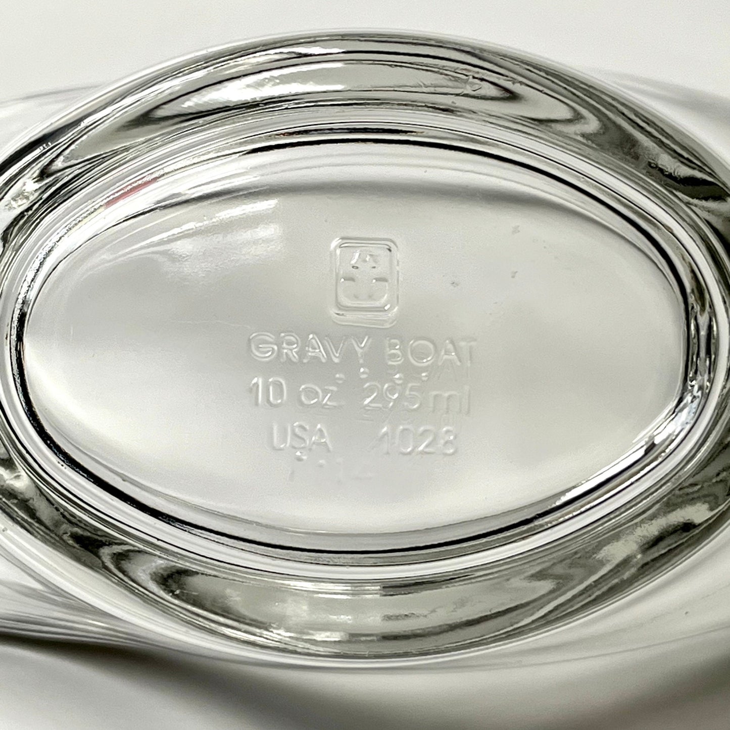 Sleek Clear Glass Sauce Boat by Anchor Hocking