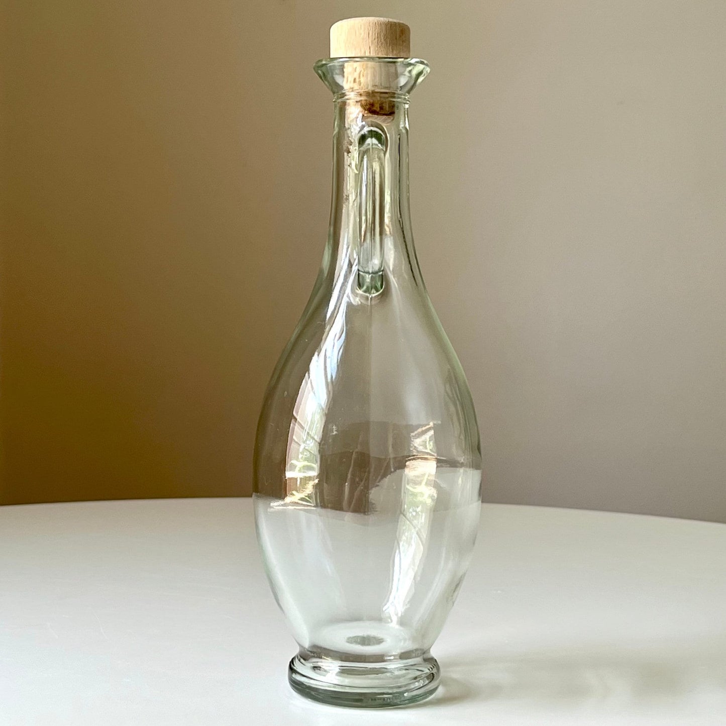 Large Oil Cruet with Handle