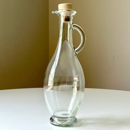 Large Oil Cruet with Handle