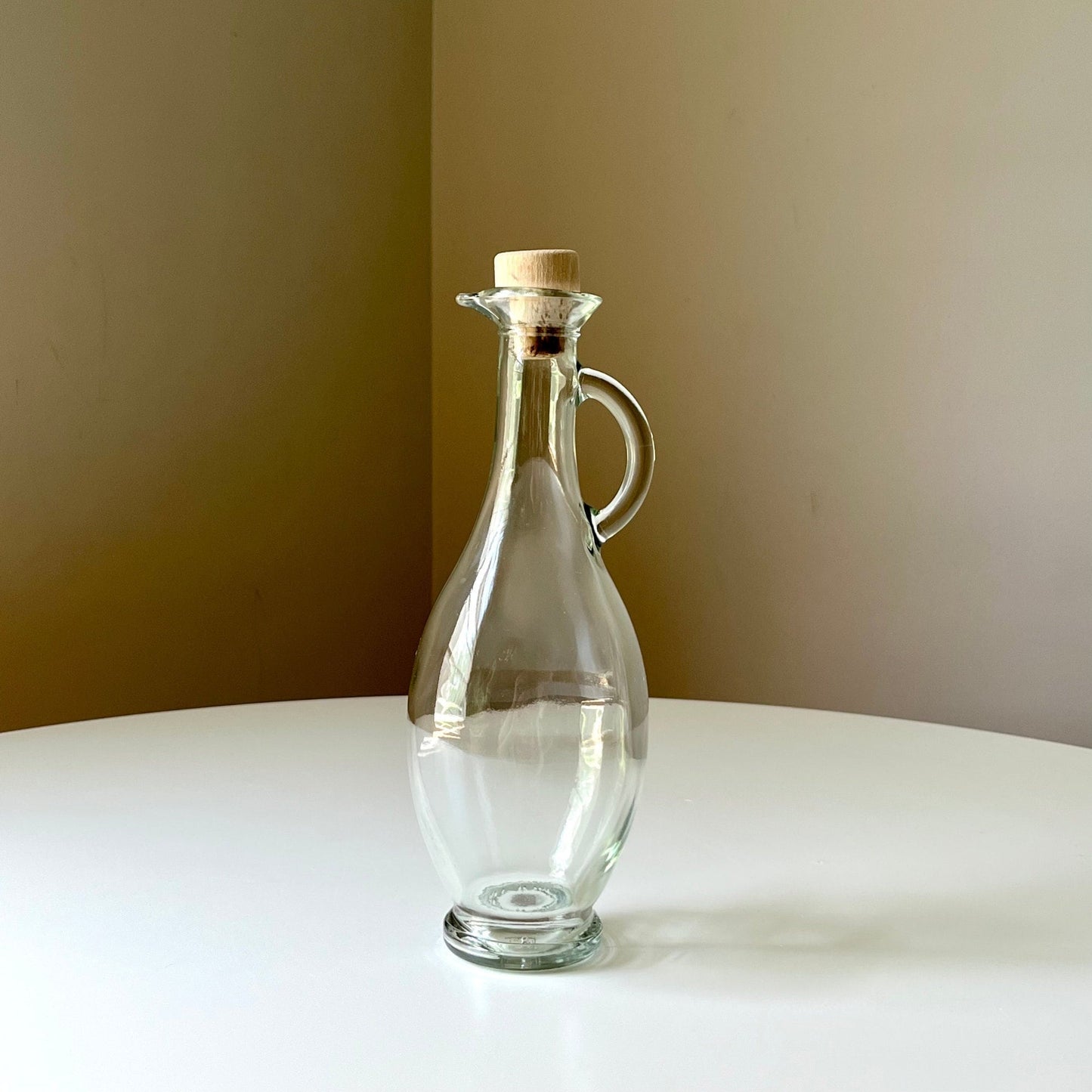 Large Oil Cruet with Handle