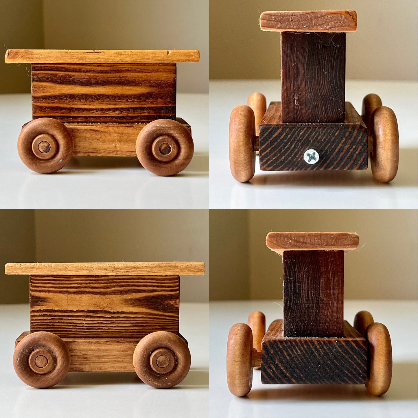 Solid Wood Train Kids Toy