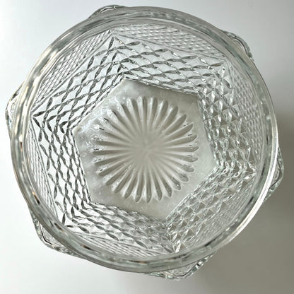 Embossed Diamond Patterned Wexford Apothecary Jar