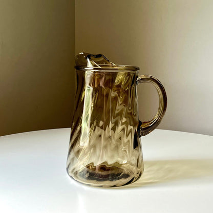 Tawny Glass Pitcher by Indiana Glass Company