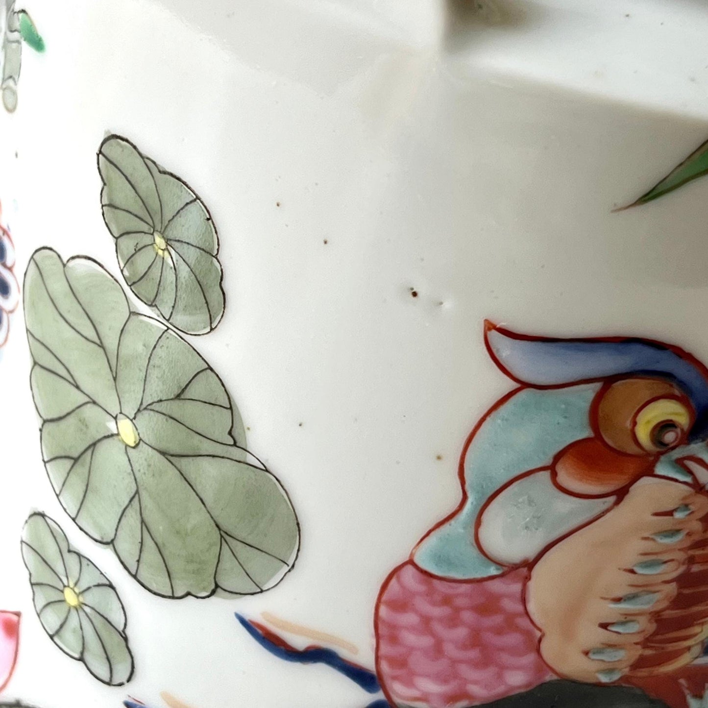 Bird & Flower Japanese Style Teapot