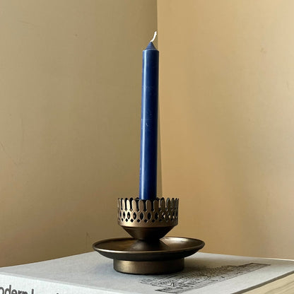 Bronze Metal Candle Lamp