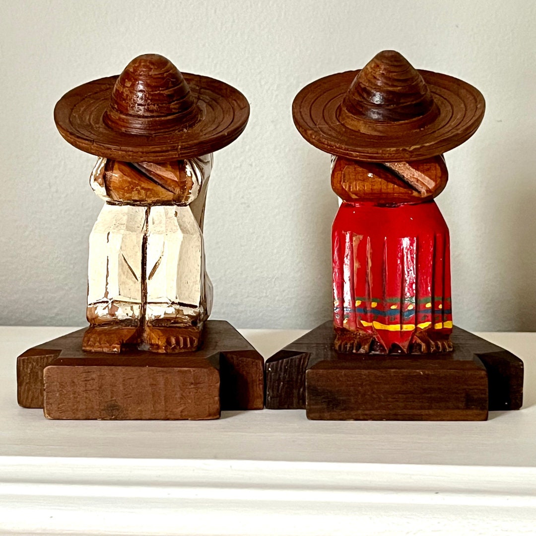 Mexican Folk Art Book Ends