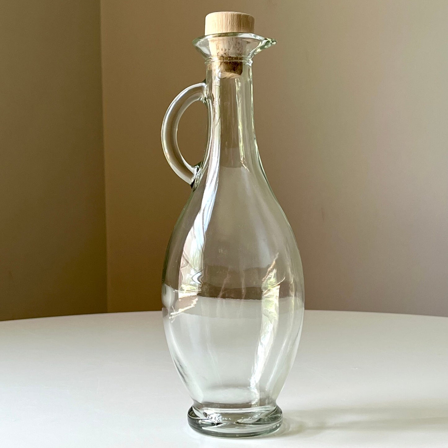 Large Oil Cruet with Handle