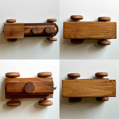 Solid Wood Train Kids Toy