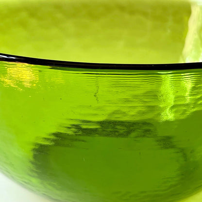 Green Colored Glass Bowls