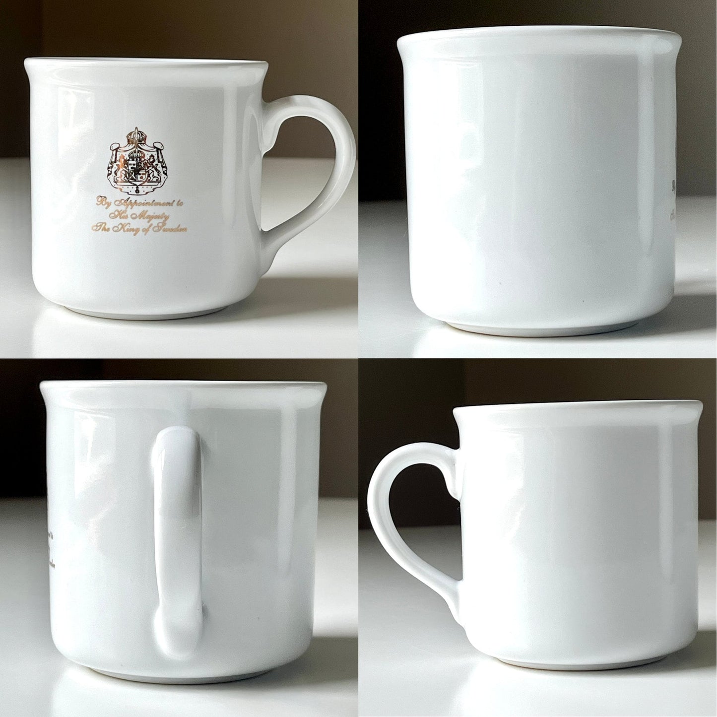 “By Appointment to His Majesty The King of Sweden" Mugs