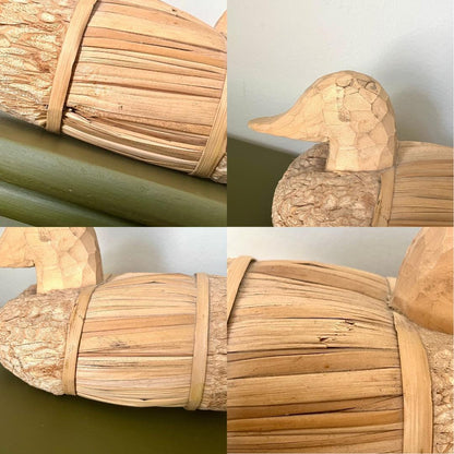 Vintage 1970s Duck Decoy Sculpture