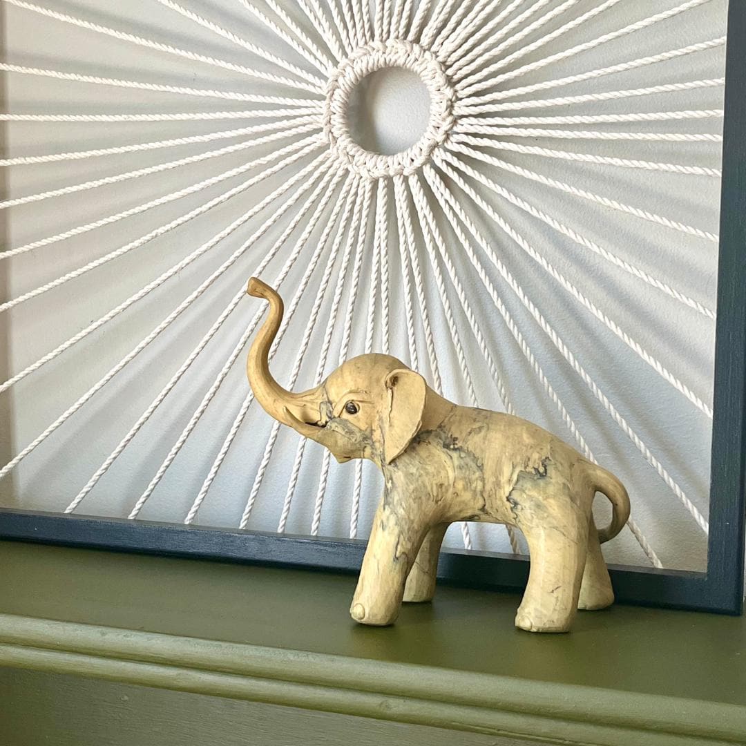 Shell Elephant Sculpture